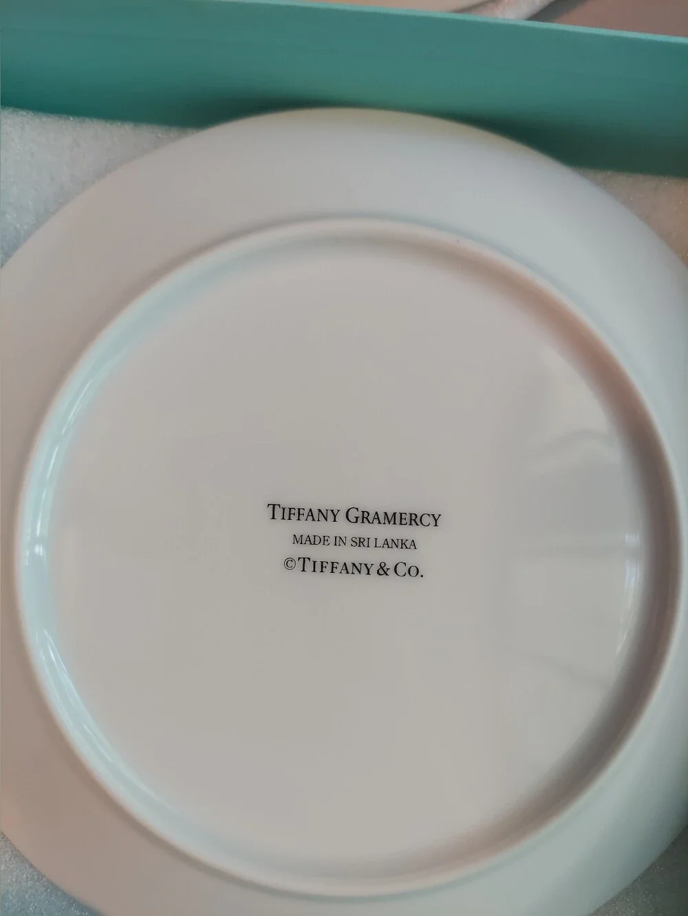 2 Tiffany & Co. Gramercy Appetizer Plates In Box With Ribbon - Vintage